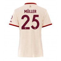 Camisa de Futebol Bayern Munich Thomas Muller #25 Equipamento Alternativo Mulheres 2024-25 Manga Curta